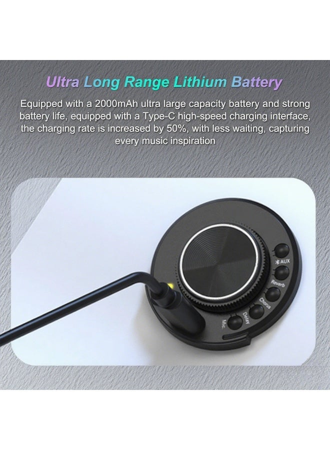 Double Resonance Pickup On-board Preamp SFT Same Frequency Trans Guitar Preamplifier System with Reverb Chorus Delay Rechargeable Li-ion Battery(Need Opening Holes to Install) - Image 3